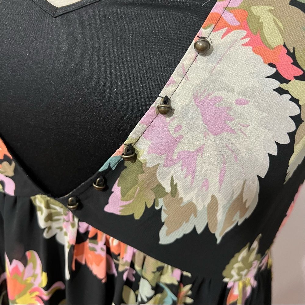 Anthropologie Maeve Violetta Floral Babydoll Dress -- XL - Picture 8 of 15